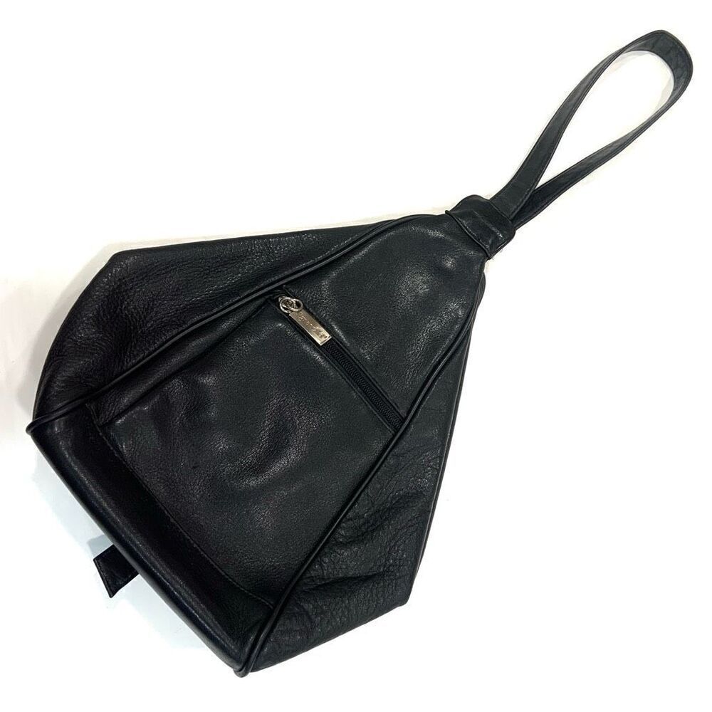 TIGNANELLO Leather Sling Shoulder Bag